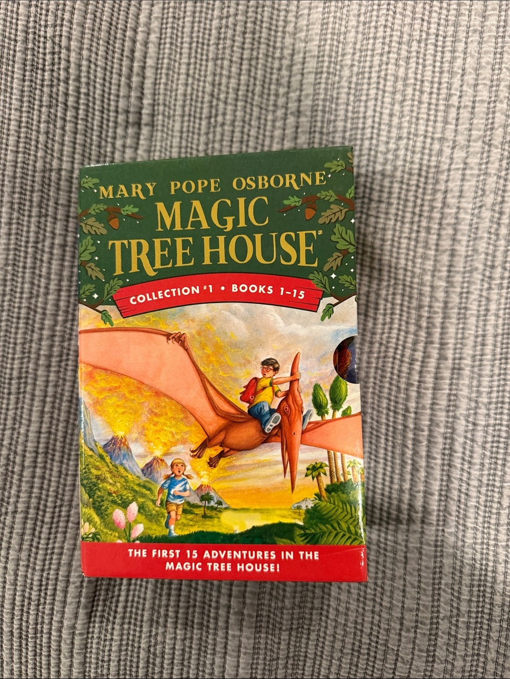 Mary Pope Osborne Magic Tree House Collection 1-15 - Green & Red Cover